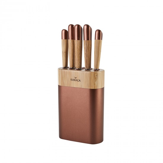 Karaca Maple Rosegold 6 Parça Bıçak Seti