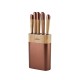 Karaca Maple Rosegold 6 Parça Bıçak Seti