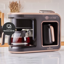Karaca Hatır Plus Mod 5 in 1 Kahve Ve Çay Makinesi Black Copper