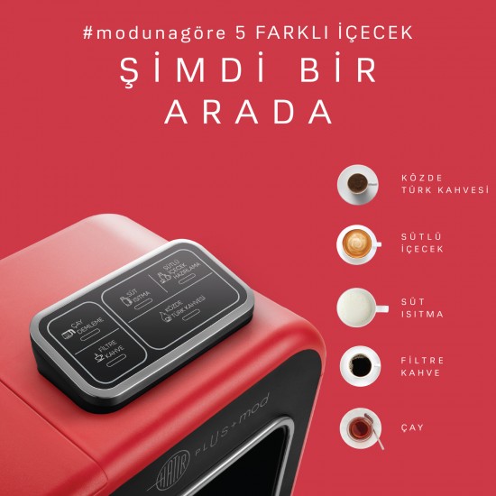 Karaca Hatır Plus Mod 5 in 1 Kahve Ve Çay Makinesi Black Copper