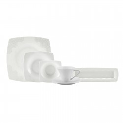 Karaca Fine Pearl Valentina 26 Parça 6 Kişilik Kare İnci Kahvaltı/Servis Takımı