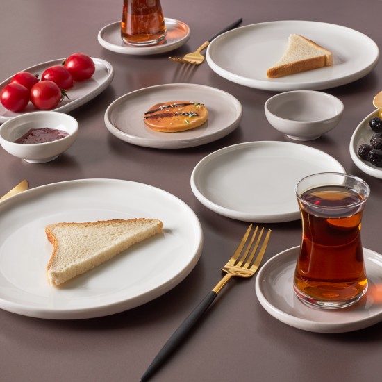 Karaca Cordelia Grey 26 Parça 6 Kişilik Porselen Kahvaltı/Servis Takımı